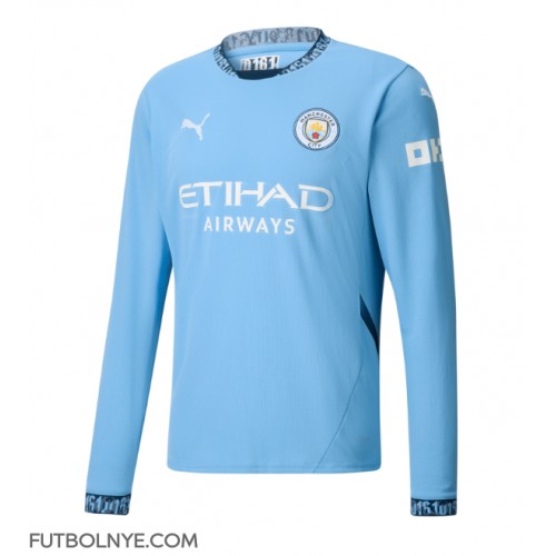 Camiseta Manchester City Primera Equipación 2024-25 manga larga